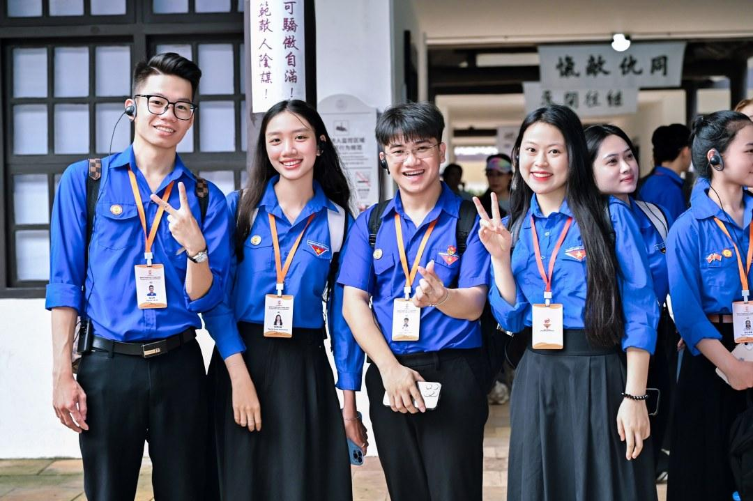200名來自越南胡志明共青團中央的青少年代表齊聚廣州開啟“紅色研學之旅”。